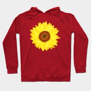 Sunny Sunflower (White Background) Hoodie